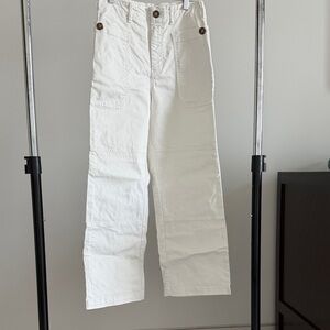 Frame White Cargo Pants